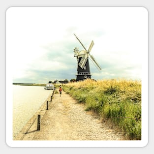Windmill, Norfolk Broads Sticker